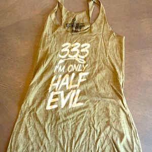 Motorcycle brand tank top